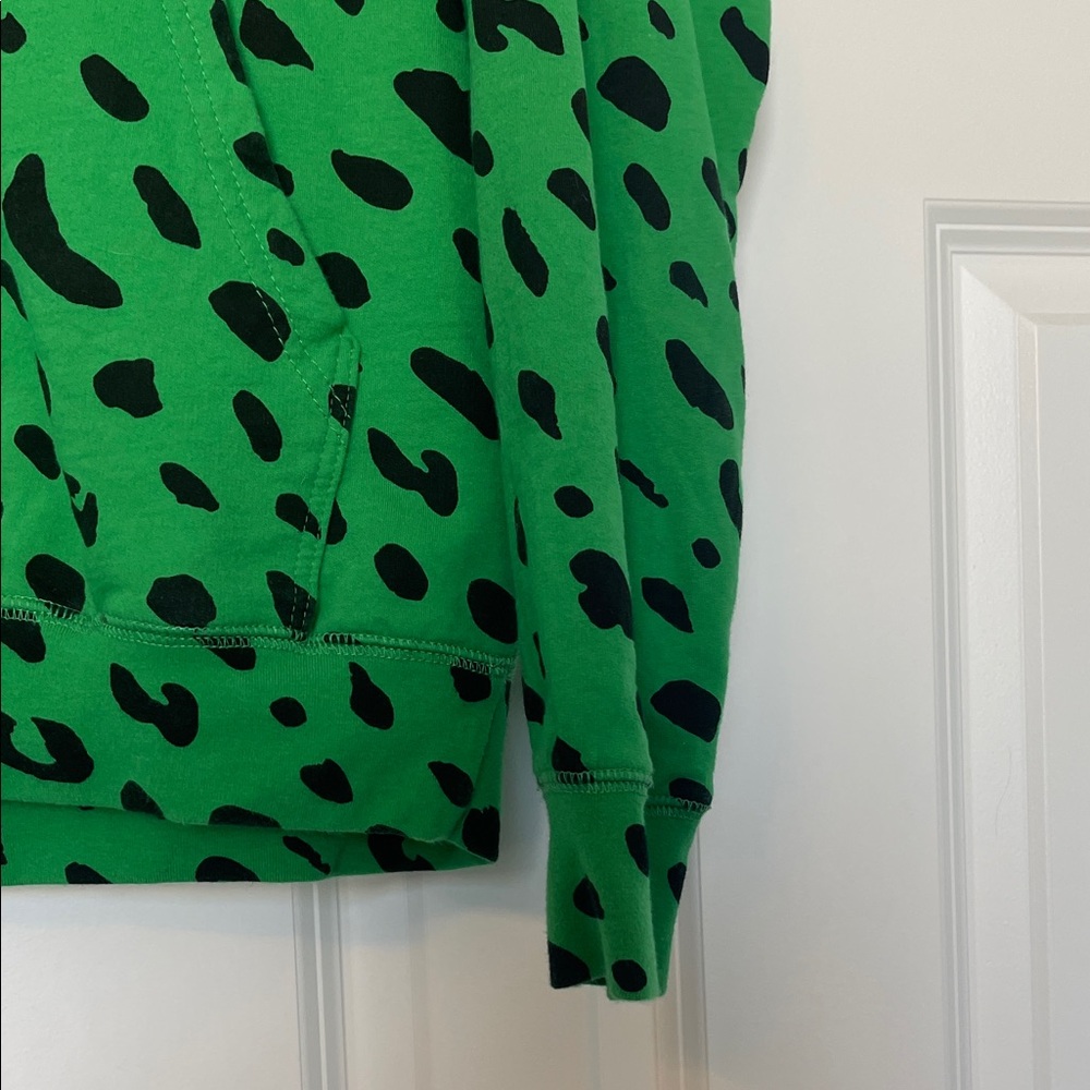 Clare V. Green Cheetah Spotted Hoodie - Picture 8 of 14
